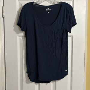 Hollister navy v neck